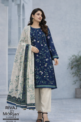 MorJan Summer 3PC Unstitched Suit