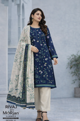 MorJan Summer 3PC Unstitched Suit