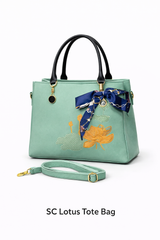 STYLE CARRY Lotus Tote Bag – Green