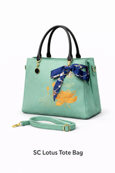 STYLE CARRY Lotus Tote Bag – Green
