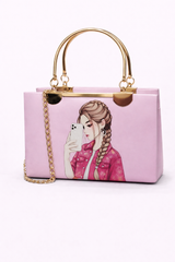 STYLE CARRY Selfie Girl Chain Handbag – Pink