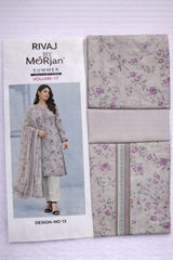 MorJan – Soft Floral Pastel Lawn Suit