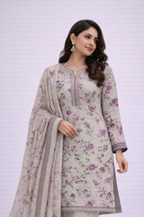 MorJan – Soft Floral Pastel Lawn Suit