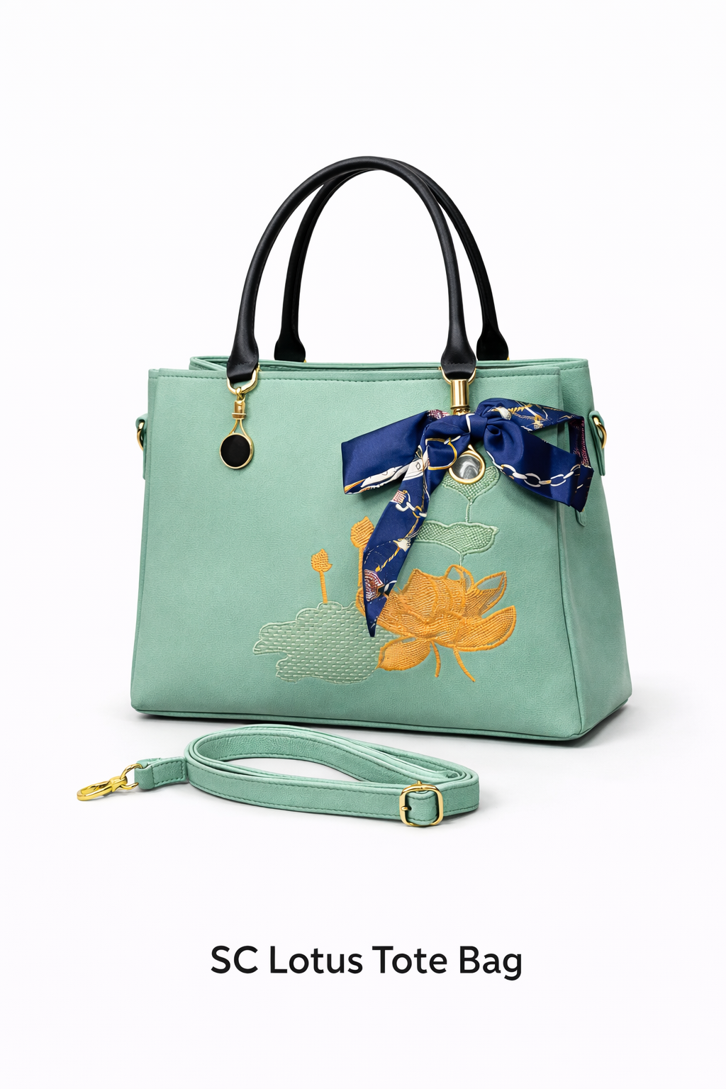 STYLE CARRY Lotus Tote Bag – Green