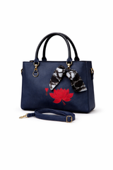 STYLE CARRY Lotus Tote Bag – Navy Blue